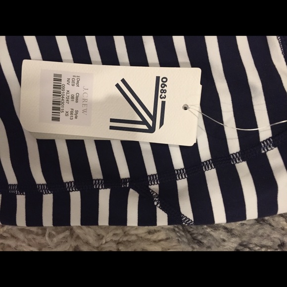 J. Crew New Balance striped leggings XS - Picture 3 of 5